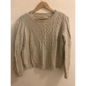 Madewell Wallace Cable Knit Sweater